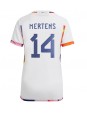 Belgia Dries Mertens #14 Vieraspaita Naisten MM-kisat 2022 Lyhythihainen